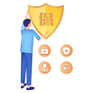 保险理财人物插图
