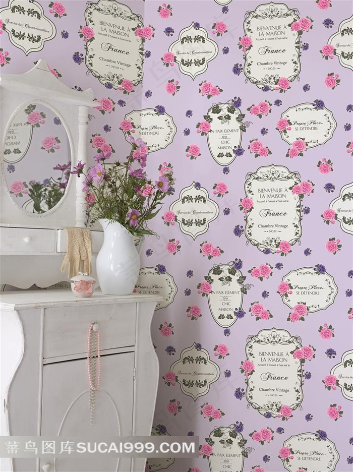 欧美室内效果图梳妆台