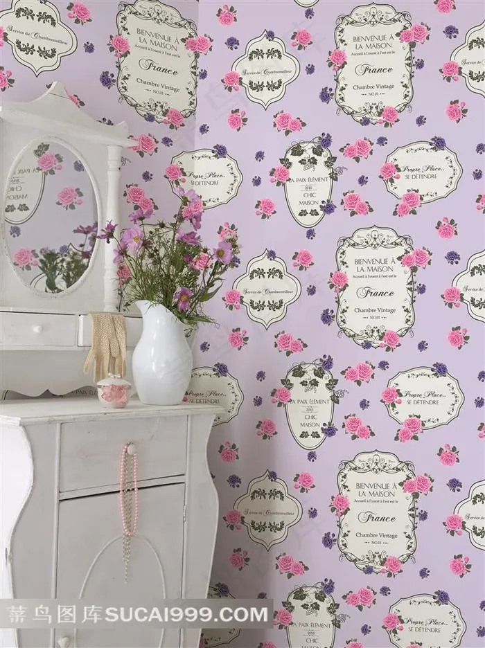 欧美室内效果图梳妆台