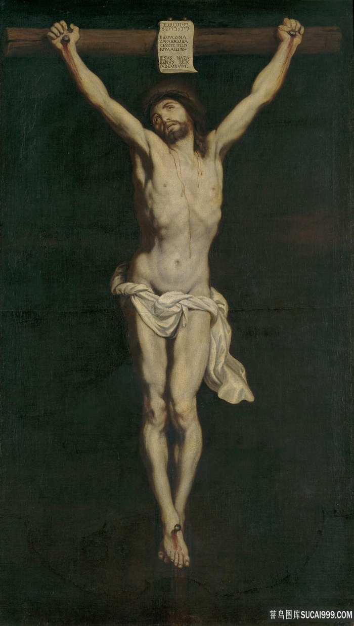 管，-阿隆索-（归因于它）-基督受难