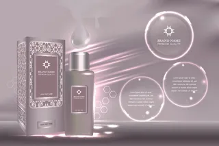 设计广告化妆品素材