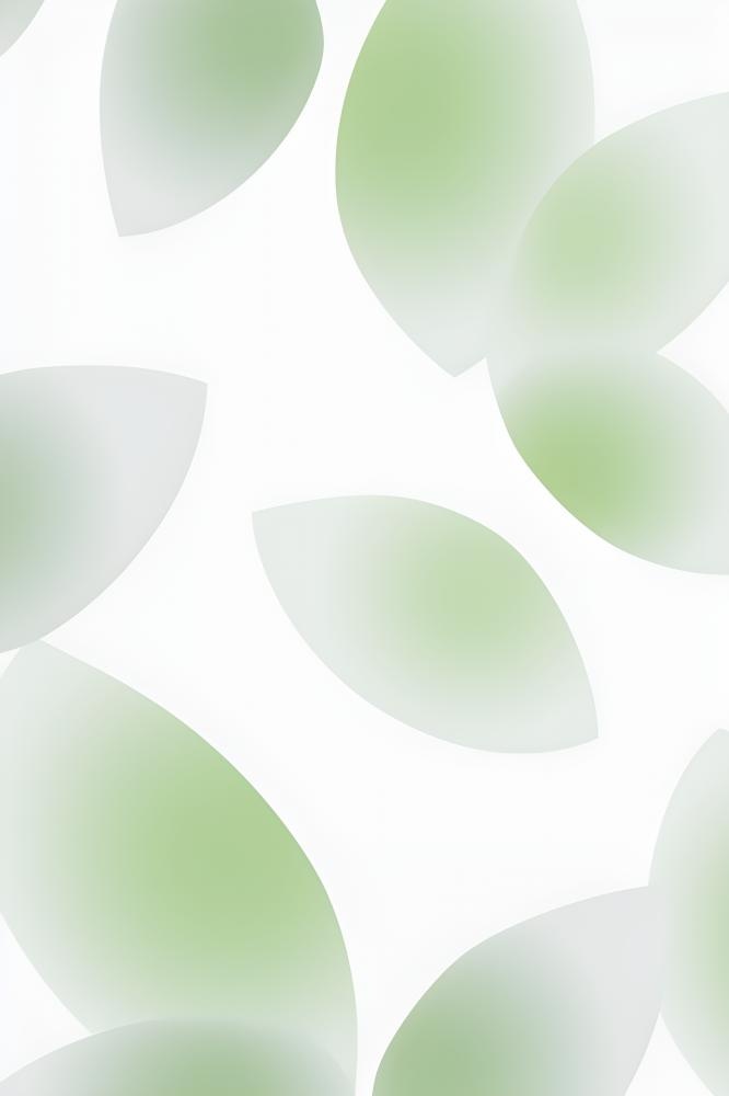 简约树叶剪影绿色背景