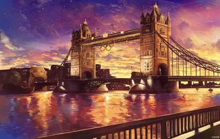 风光国外建筑壁纸969