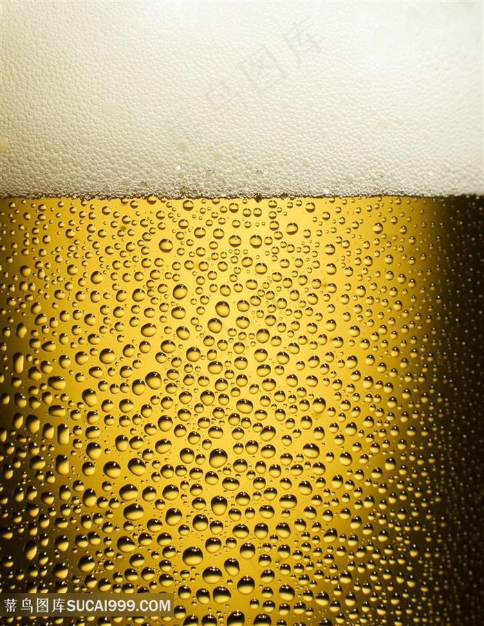 大颗水珠啤酒背景图片