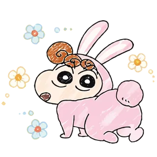 蜡笔小新可爱动画人物免扣素材