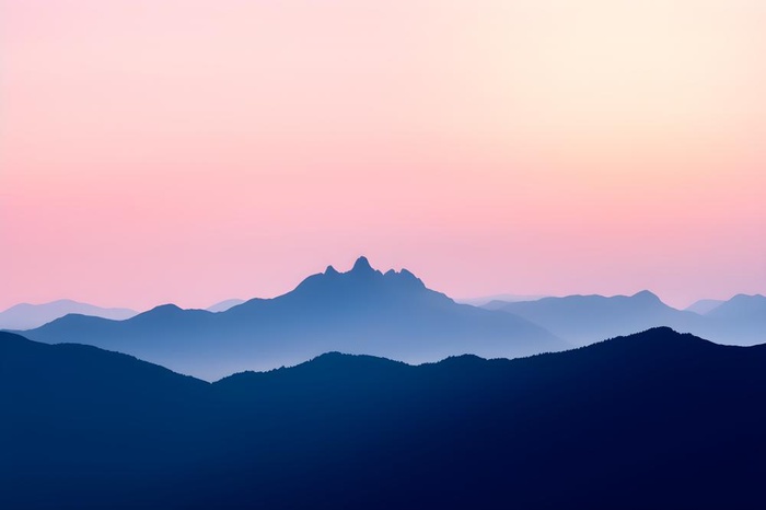 高山云雾意境背景(3600x2400)