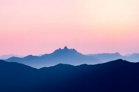 高山云雾意境背景 高山云雾意境背景