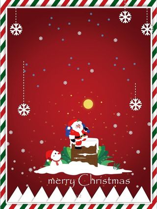 圣诞节背景海报