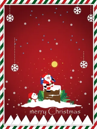 圣诞节背景海报