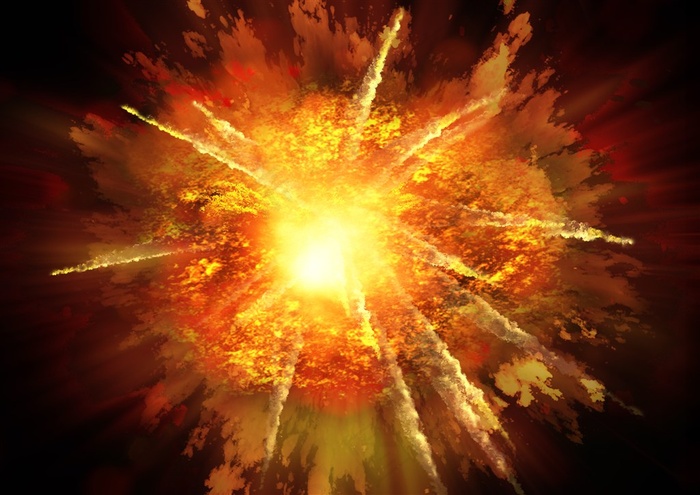 爆炸火焰效果摄影大图