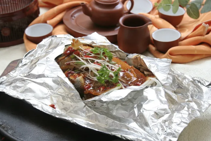 铁板纸包鱼 48元