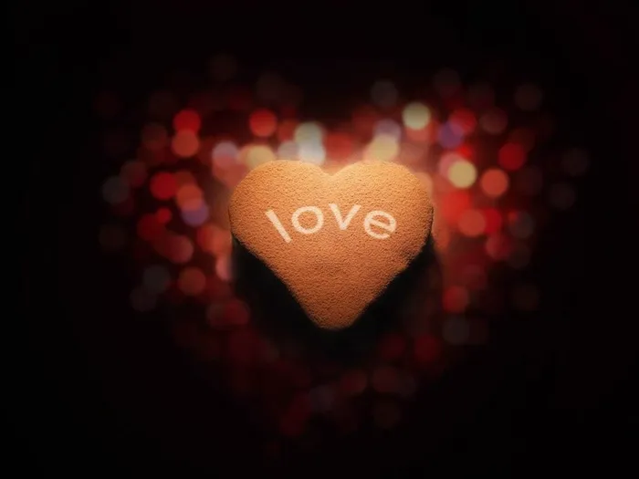 彩色光斑love爱心