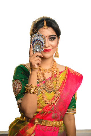 印度女孩人物素材