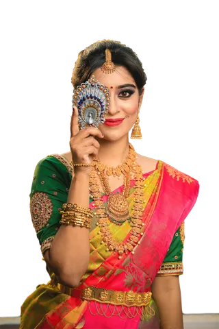 印度女孩人物素材