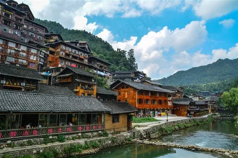 贵州西江千户苗寨风景 贵州西江千户苗寨风景