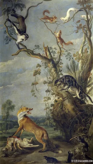 斯奈德斯，法兰斯，佐罗和格塔油画图片