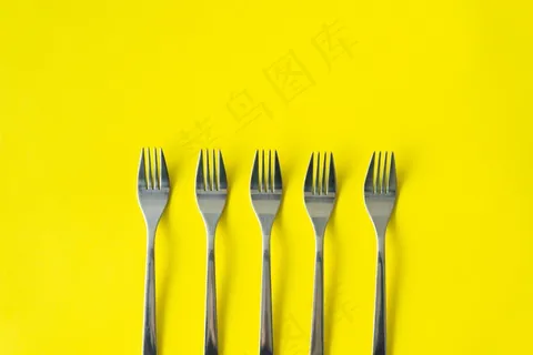 可爱水果叉子图片