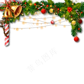 圣诞节圣诞树礼物礼品铃铛