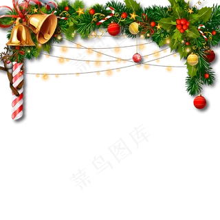 圣诞节圣诞树礼物礼品铃铛