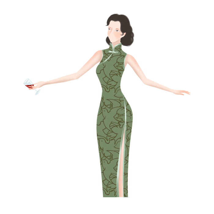传统旗袍美女 (109)