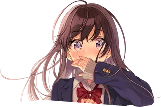 凌乱头发女孩素材人物