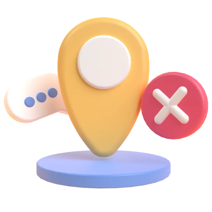 位置错误缺省图标3Dpng素材