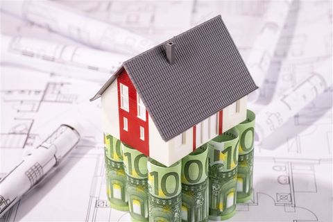 图纸美元和房子