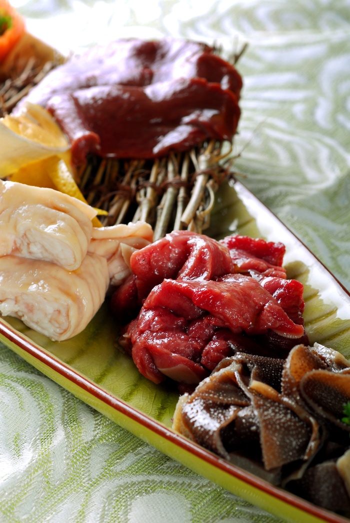 火锅店配菜肉类荤类美食