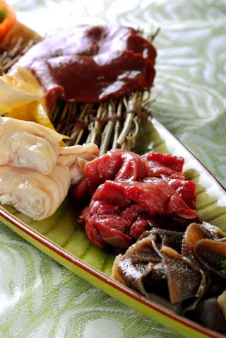 火锅店配菜肉类荤类美食