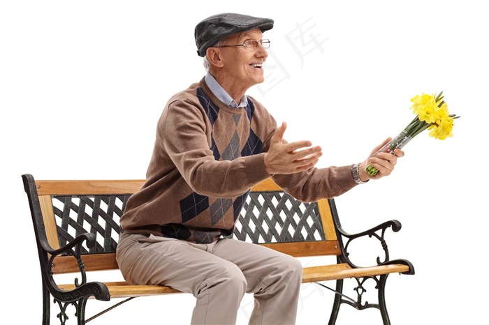 快乐的老年人大图