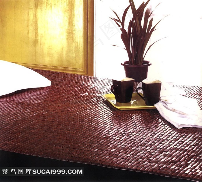 床上用品麻将席广告素材