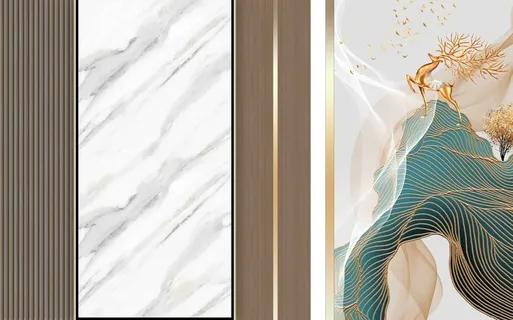 新中式现代背景墙