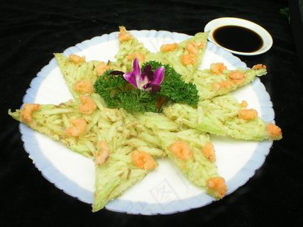 虾仁青瓜烙