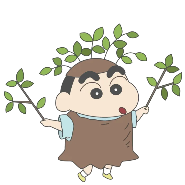 蜡笔小新可爱动画人物免扣素材