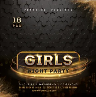 设计黑色club海报