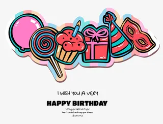 生日礼物手绘