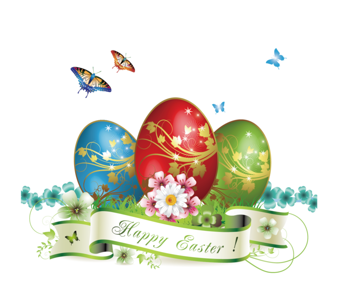 复活节装饰元素插画可爱清新风格贴纸(32)