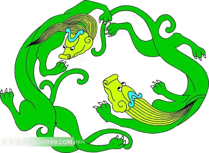 古典龙纹图案