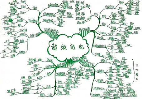 超级记忆学习方法思维导图 超级记忆学习方法思维导图