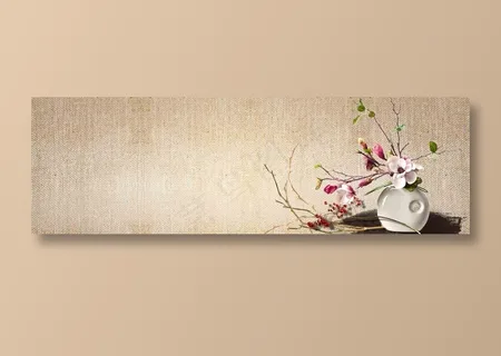 复古中国风古风国画花瓶背景素材 复古中国风古风国画花瓶背景素材
