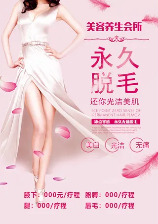 美容会所海报