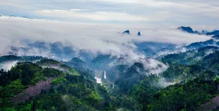 安徽万佛山云海风景图片-第1张