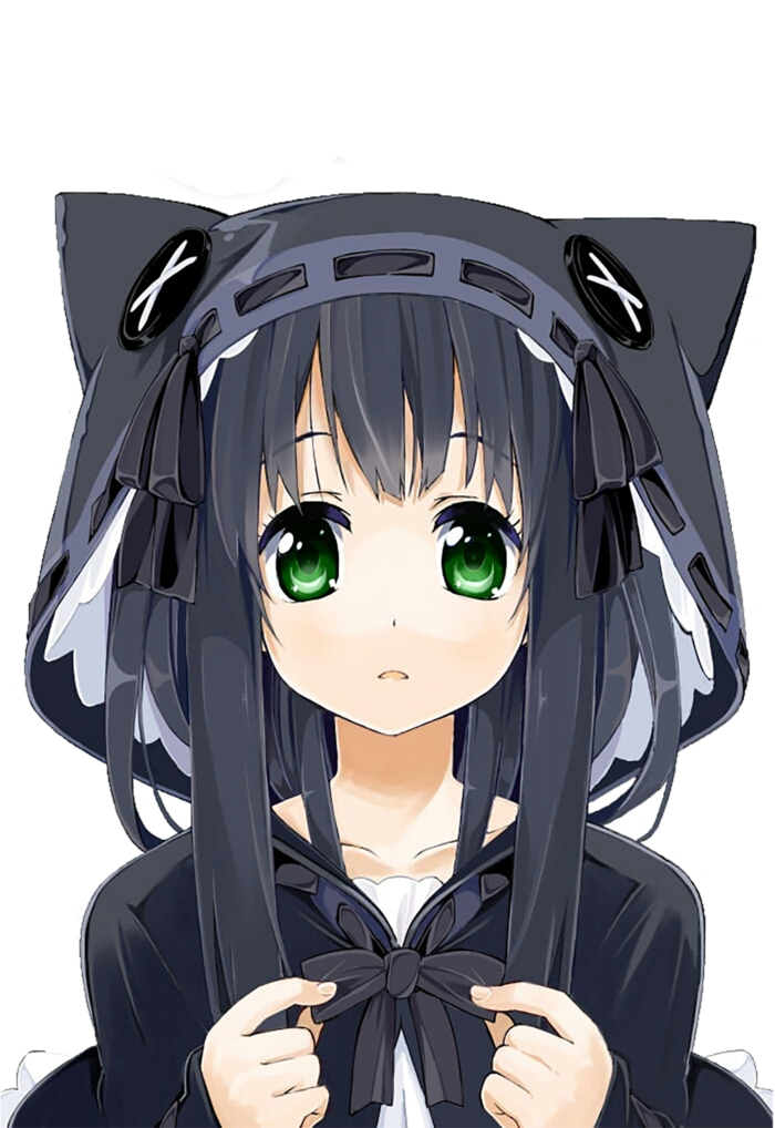 猫耳女孩人物素材卡通