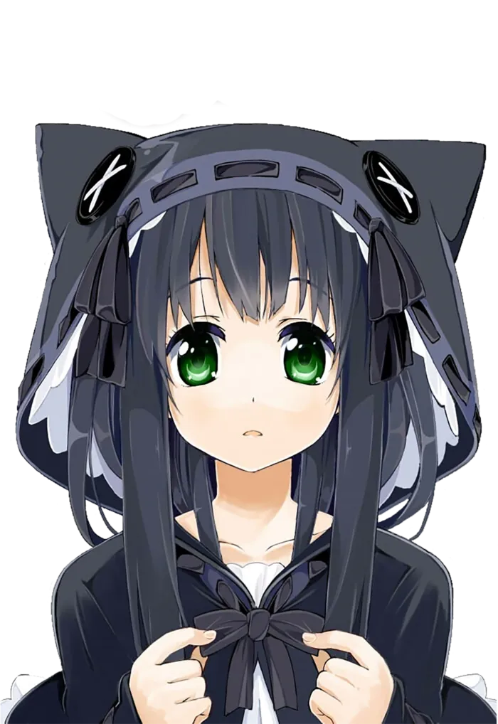 猫耳女孩人物素材卡通