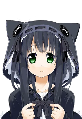 猫耳女孩人物素材卡通