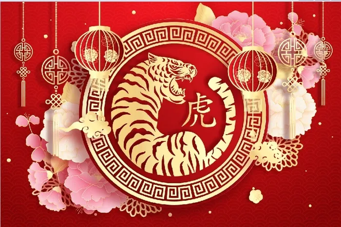 设计特别新年虎年eps,ai矢量模版下载