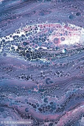 水彩唯美紫色艺术画挂画