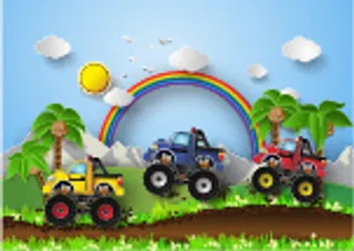 C4d插画 浮雕插画 卡通插画 背景插画