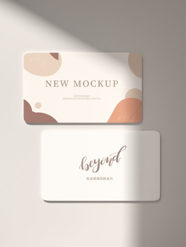 高端大气商务名片样机