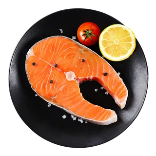 三文鱼(1)海鲜超市商品红酒白底图免抠实物摄影png格式图片透明底